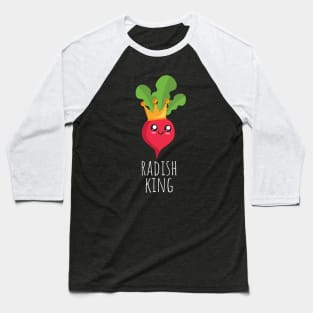 Radish King Cute Baseball T-Shirt